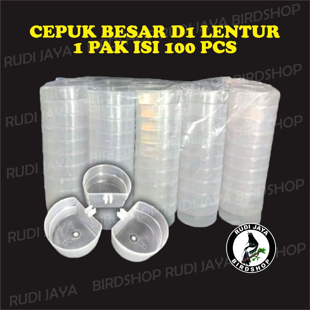 Jual CEPUK BESAR D1 LENTUR 1 PAK ISI 100 PCS TANPA TUTUP MURAH TEMPAT ...