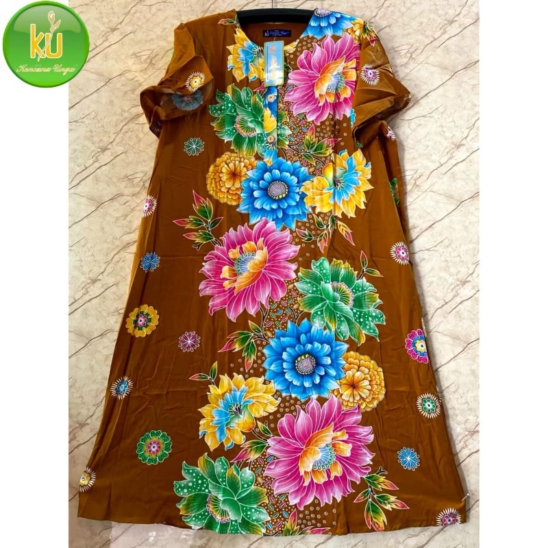 Jual Batik Kencana ungu Terbaru Label Biru original Asli Terbaru