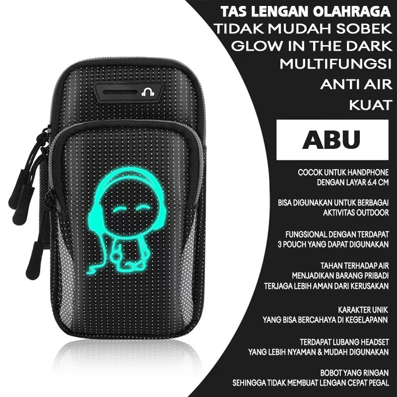 Jual Tas Lengan Jogging Tas HP Sepeda Armband Olahraga