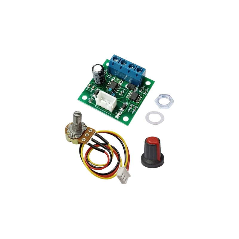 Jual EELIC MDL-PWM1803BW Modul PWM 2A Kabel Potensio External 1.8-15V ...