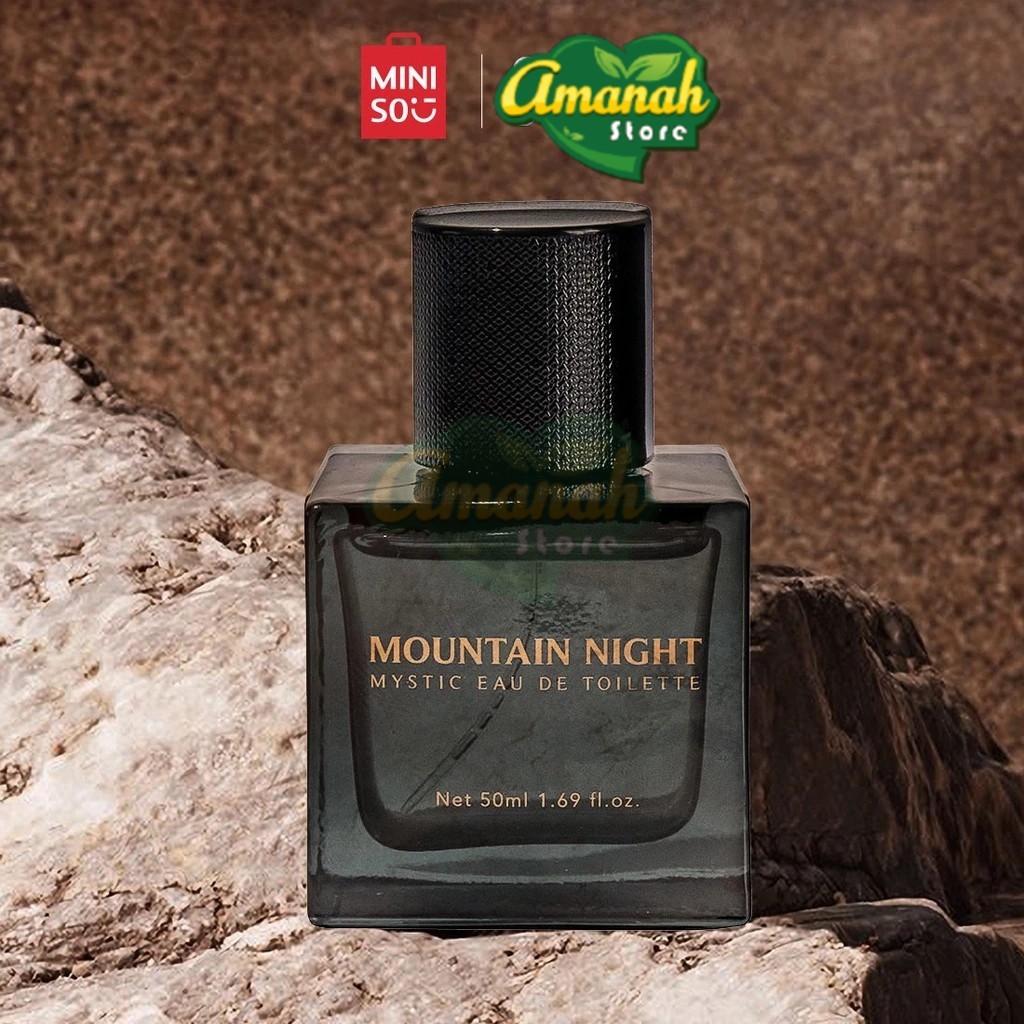 MINISO Perfume Mystic Eau De Toilette Mountain Night Ocean Breeze 50ml  Parfum Pria