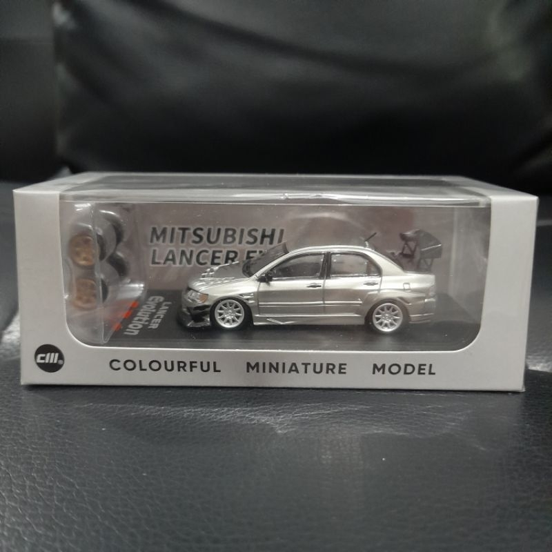 Jual CM Model Mitsubishi Lancer Evolution IX Evo 9 Silver | Shopee ...