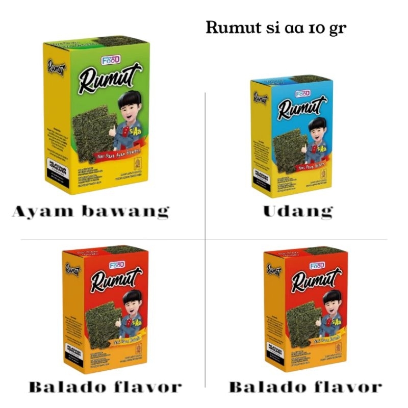 Jual Rumut Nori Si Aa Besar 10gr Promo Super Harga 5 Box 1 Box Isi 12pcs Shopee Indonesia