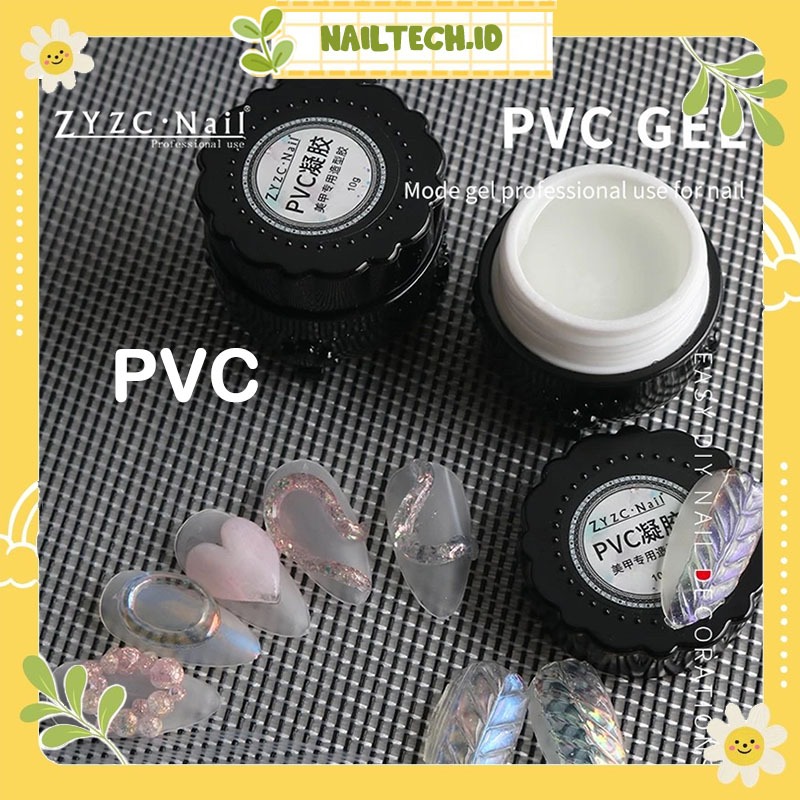 Jual ZYZC Clear PVC Carving Gel / Non Stick Multifunction 3D Nail Gel ...