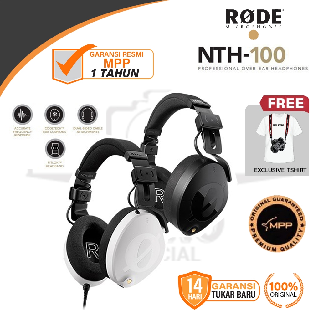 Jual Rode NTH-100 Professional Studio Headphones NTH100 - Headphone ...