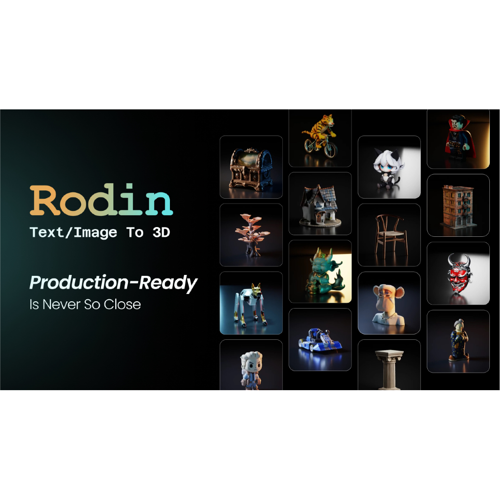 Hyper3d ai | Rodin | Text / Image To 3D | Private | Full Garansi Full Aktifasi