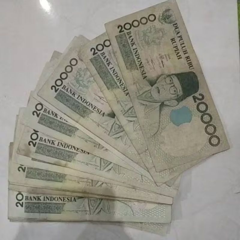 Jual Uang lama 20000 rupiah Ki Hajar Dewantara tahun 1998 uang kuno 20k ...