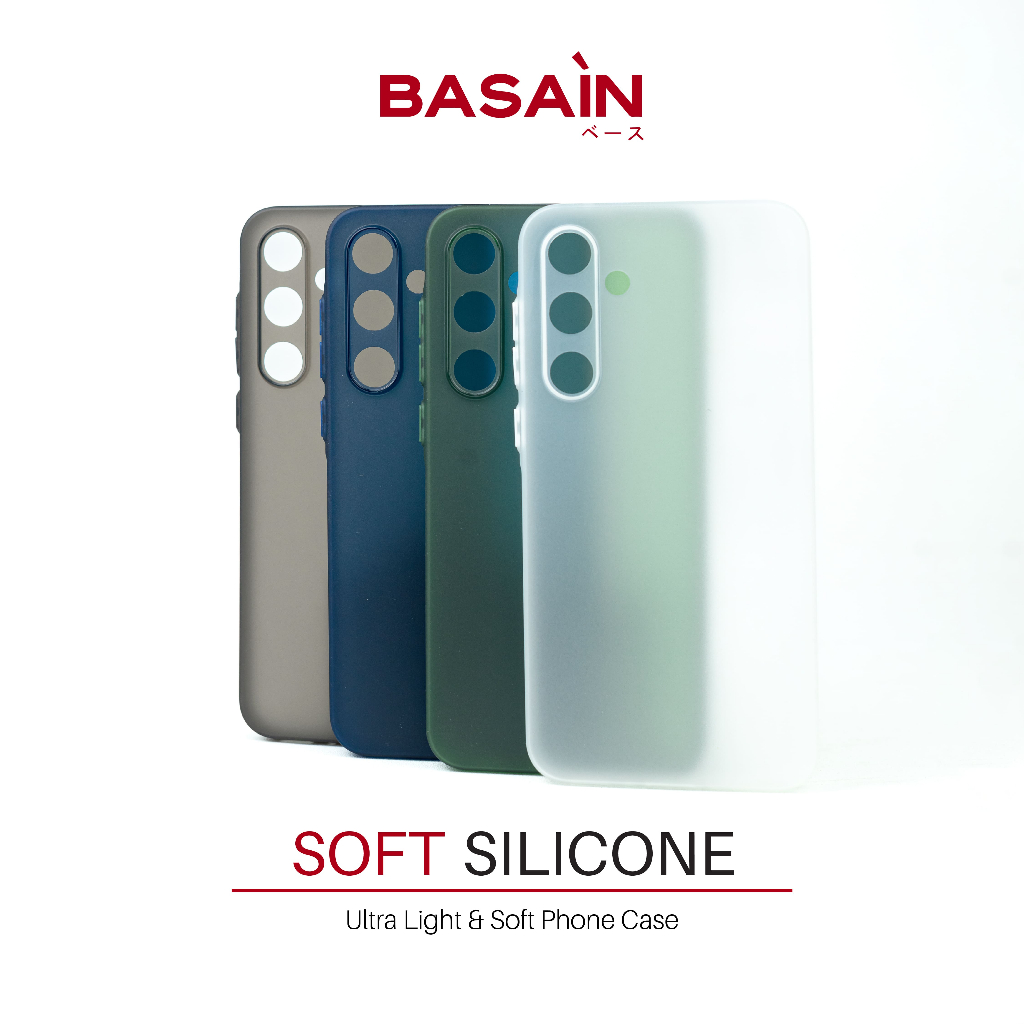 Jual BASAIN Casing Samsung S24 FE Soft Silicone 2.0 Case | Soft Case ...