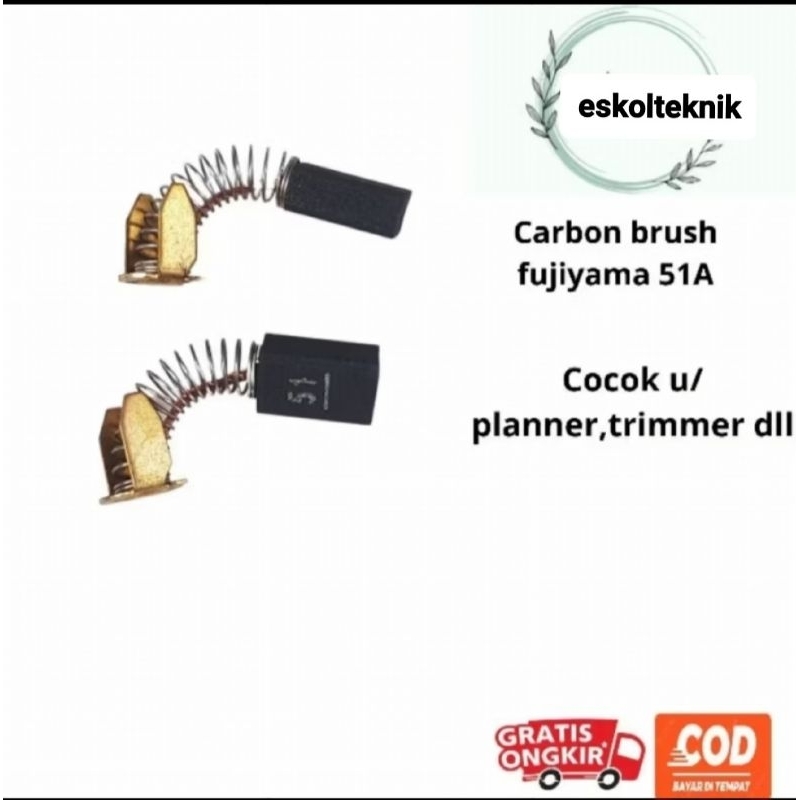Jual Fujiyama Carbon Brush 51A/CB 51A/boster/colboster/spul/arang ...
