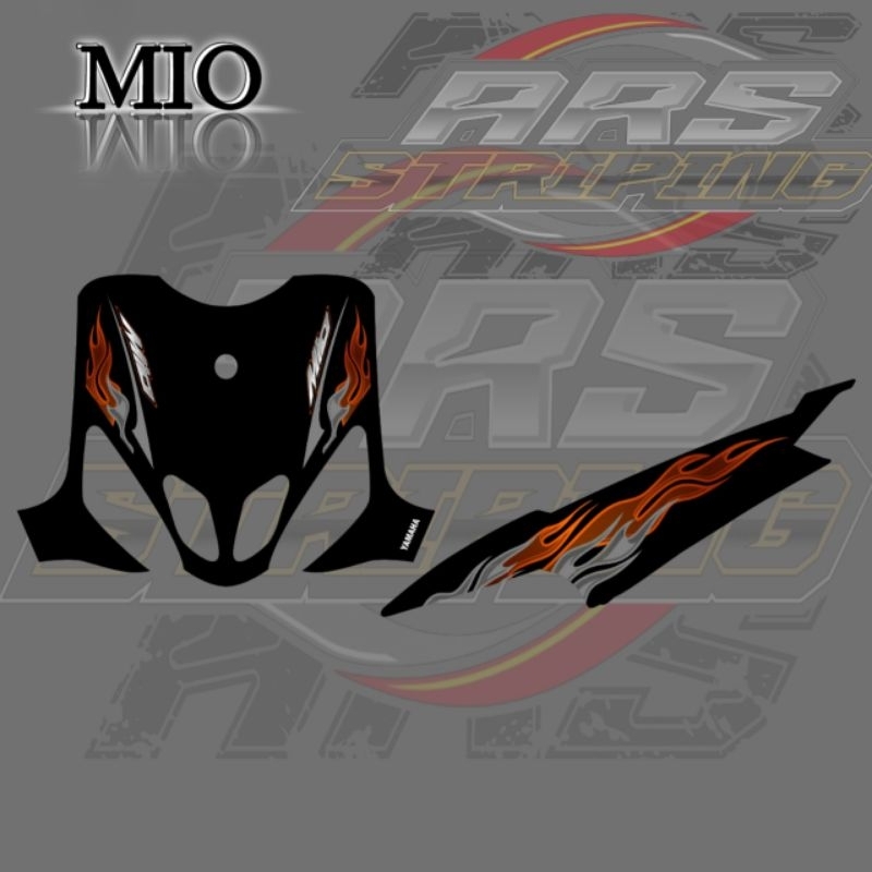 Jual STRIPING STICKER TRANSPARAN MIO SPORTY MIO SMILE MOTIF DESIGN ...