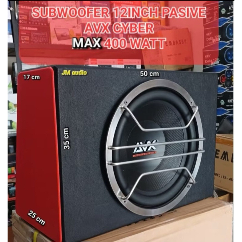 Jual Speaker 12inch PASIVE,Box + Subwoofer AVX AC-1268 MAX 350Watt ...