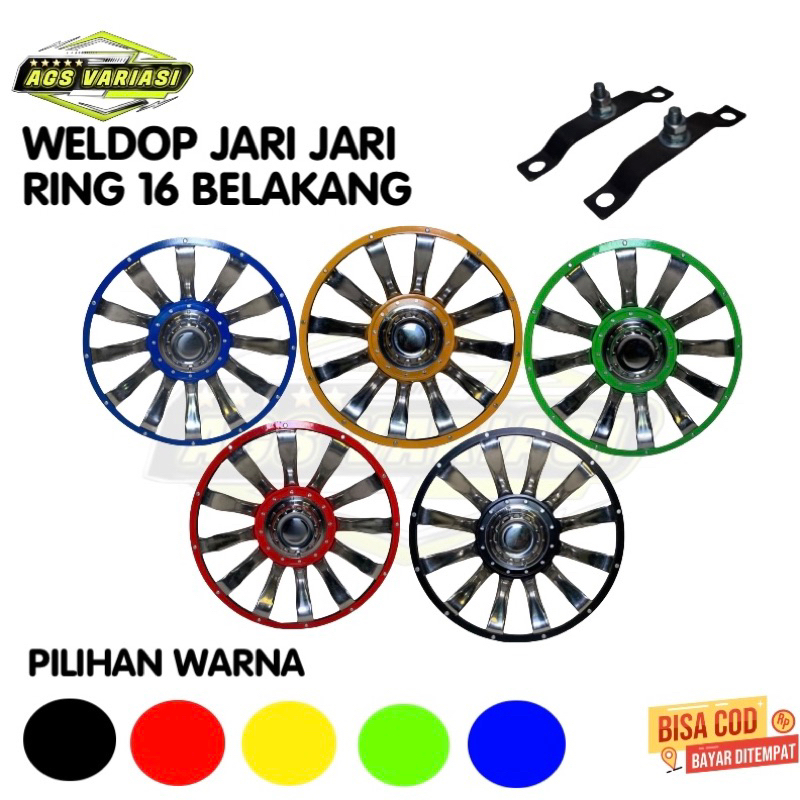 Jual Weldop Jari jari Spiderman Ring 16 Buat Roda Belakang 2 Biji ...