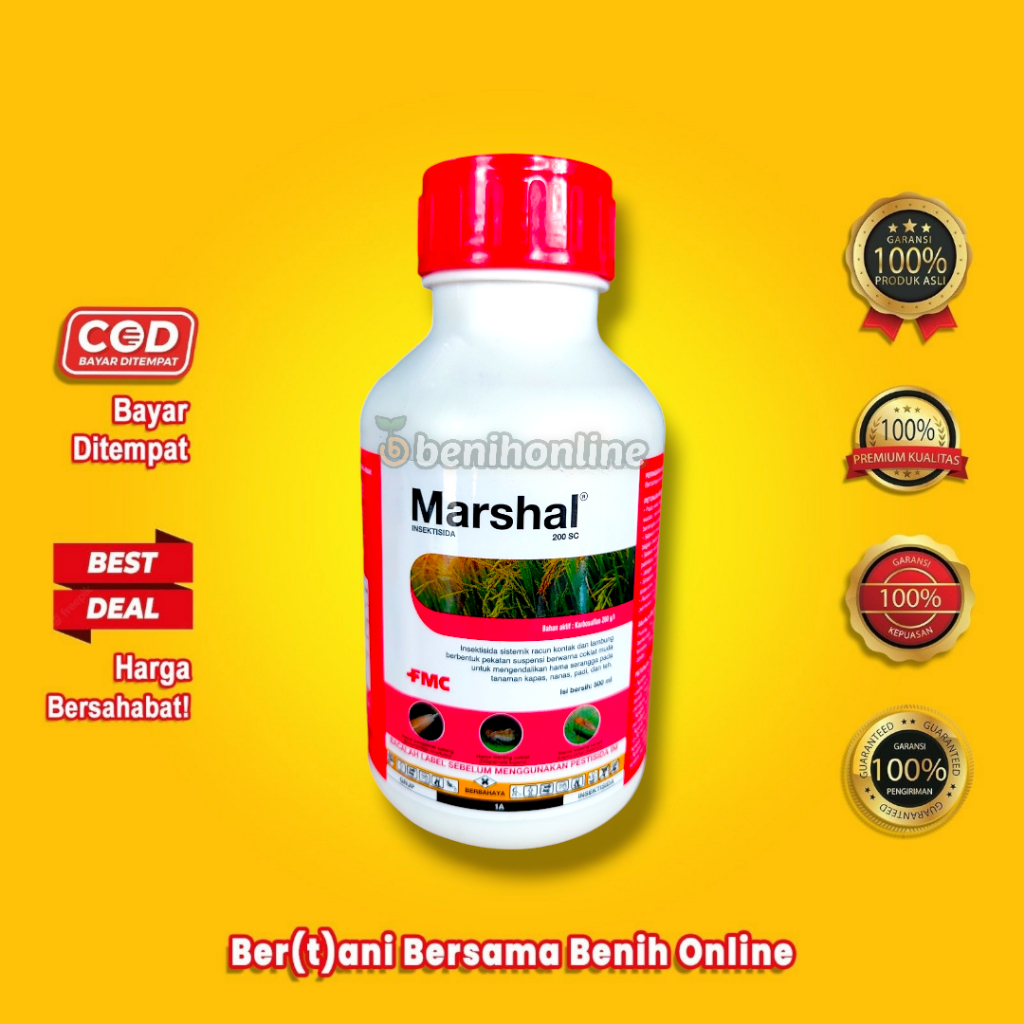 Jual Insektisida Marshal 200 SC Botol Merah - 500 ML | Shopee Indonesia