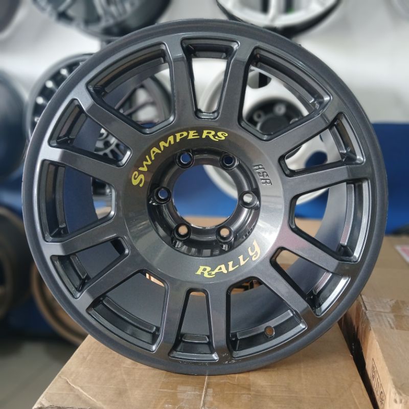 Jual Velg Rally Mobil HSR SWAMPERS R18 Cocok Untuk Pajero Triton Hilux ...