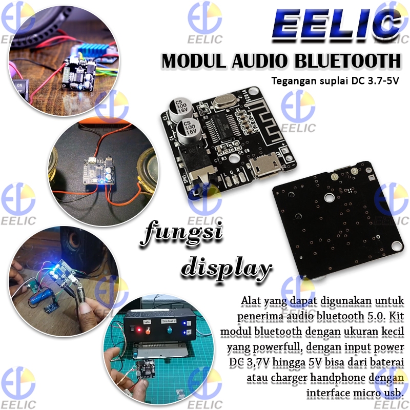 Jual EELIC MDL-VHM314 Modul Audio Bluetooth 5.0 Receiver Board Decoder ...