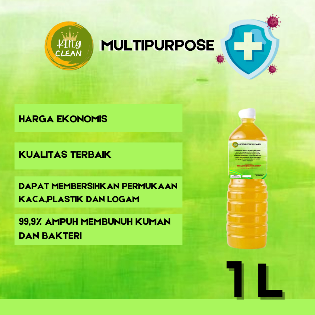 Jual Multi Purpose Cleaner/Cairan ajaib HOREKA/1 Liter | Shopee Indonesia