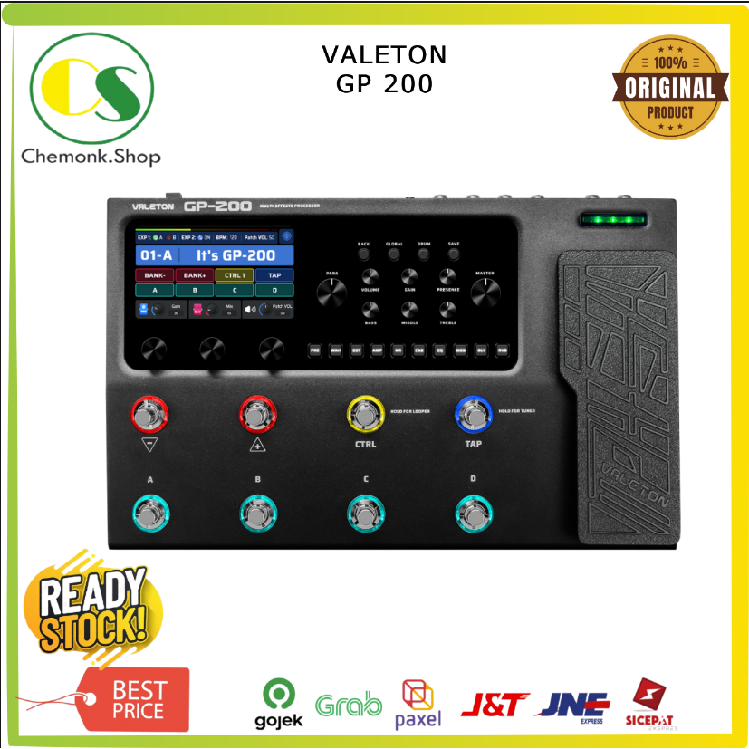 Jual Efek Gitar GP200 / GP-200 / GP 200 Guitar Multi Effect Pedals ...