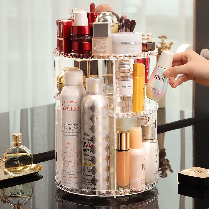 Jual Rak Kosmetik / Rak Cosmetic Putar 360 Derajat/Elegan Rak Kosmetik ...