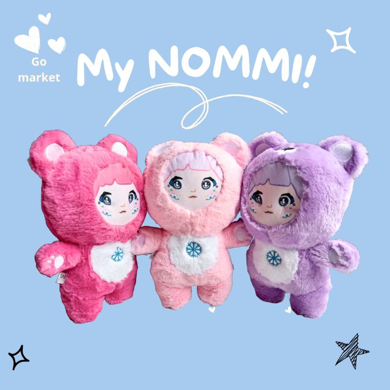 Jual Boneka Naomi Ukuran L Bahan Plush Lembut Nommi Loveliness Boneka ...