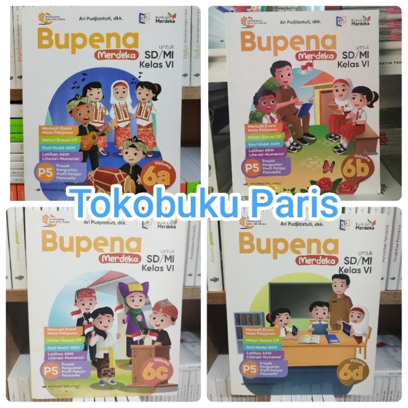 Jual ORI & Baru Buku Penilaian Bupena sd mi kelas 6A 6B 6C 6D Kurikulum ...