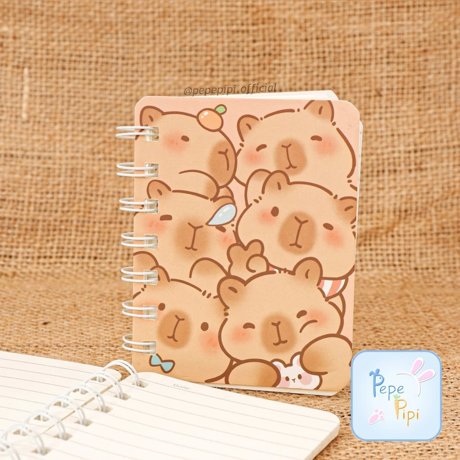 Notebook Spiral Capybara