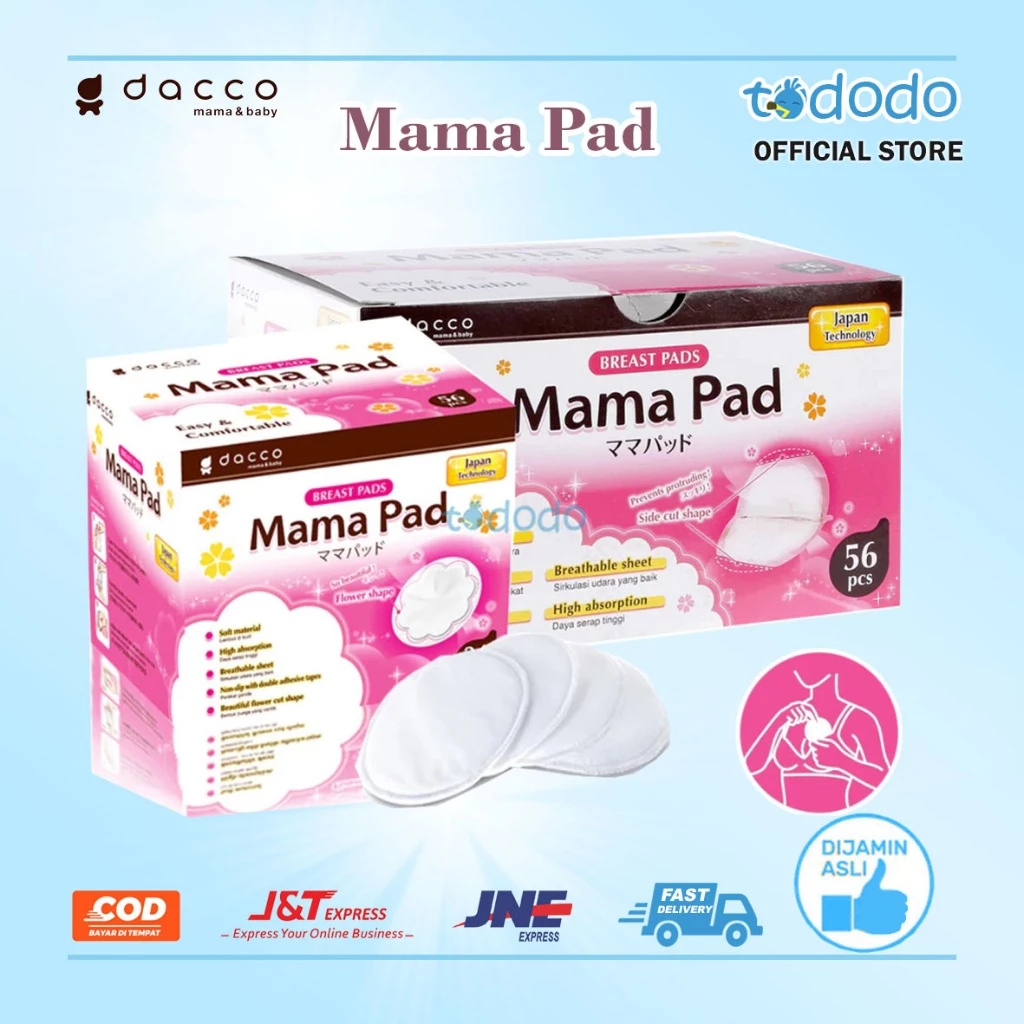 Jual Dacco Mama Pad Breast Pad Alas Penyerap ASI Flower | Shopee Indonesia