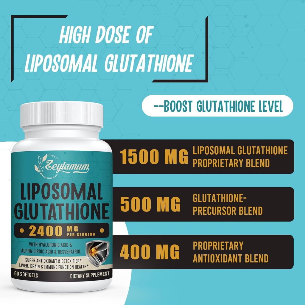 Jual Zeylamum Liposomal Glutathione Softgels 2400 MG 60 Softgels