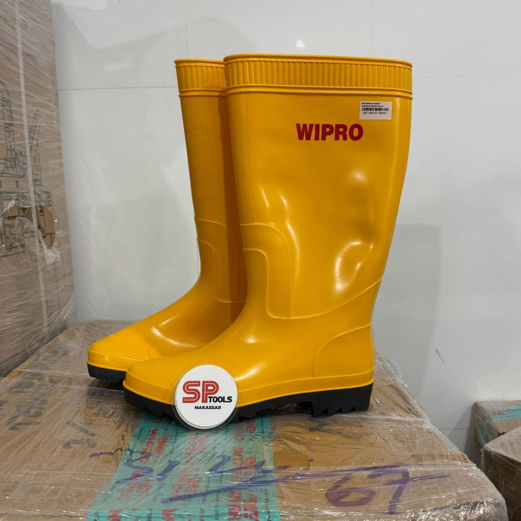 Jual SEPATU BOOT BOOTH BOOTS PROYEK KARET PANJANG KUNING SIZE 39 40 41 ...