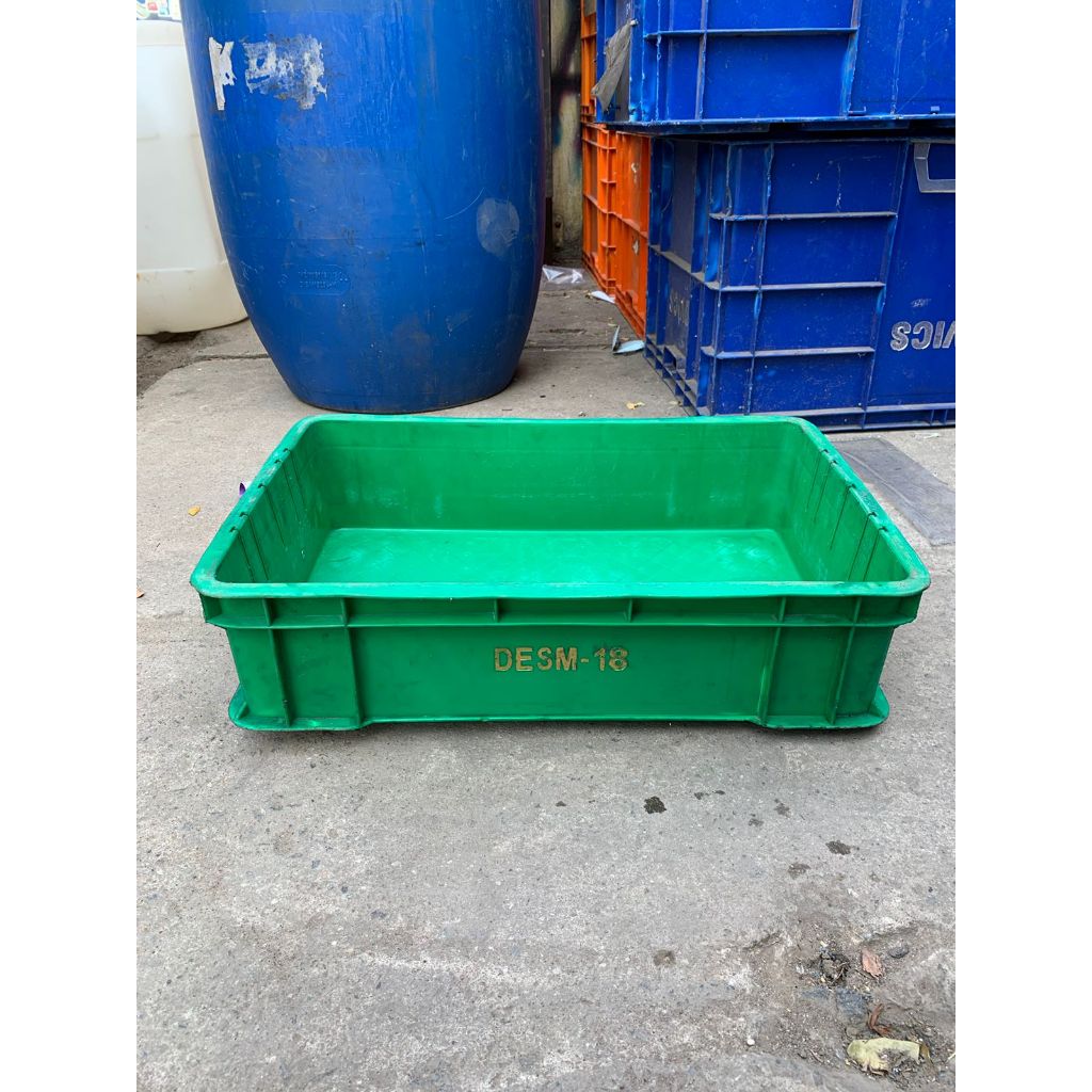 Jual Bak Kotak / Box Plastik Bekas Kualitas Baru Ukuran 50cm x 33cm x ...