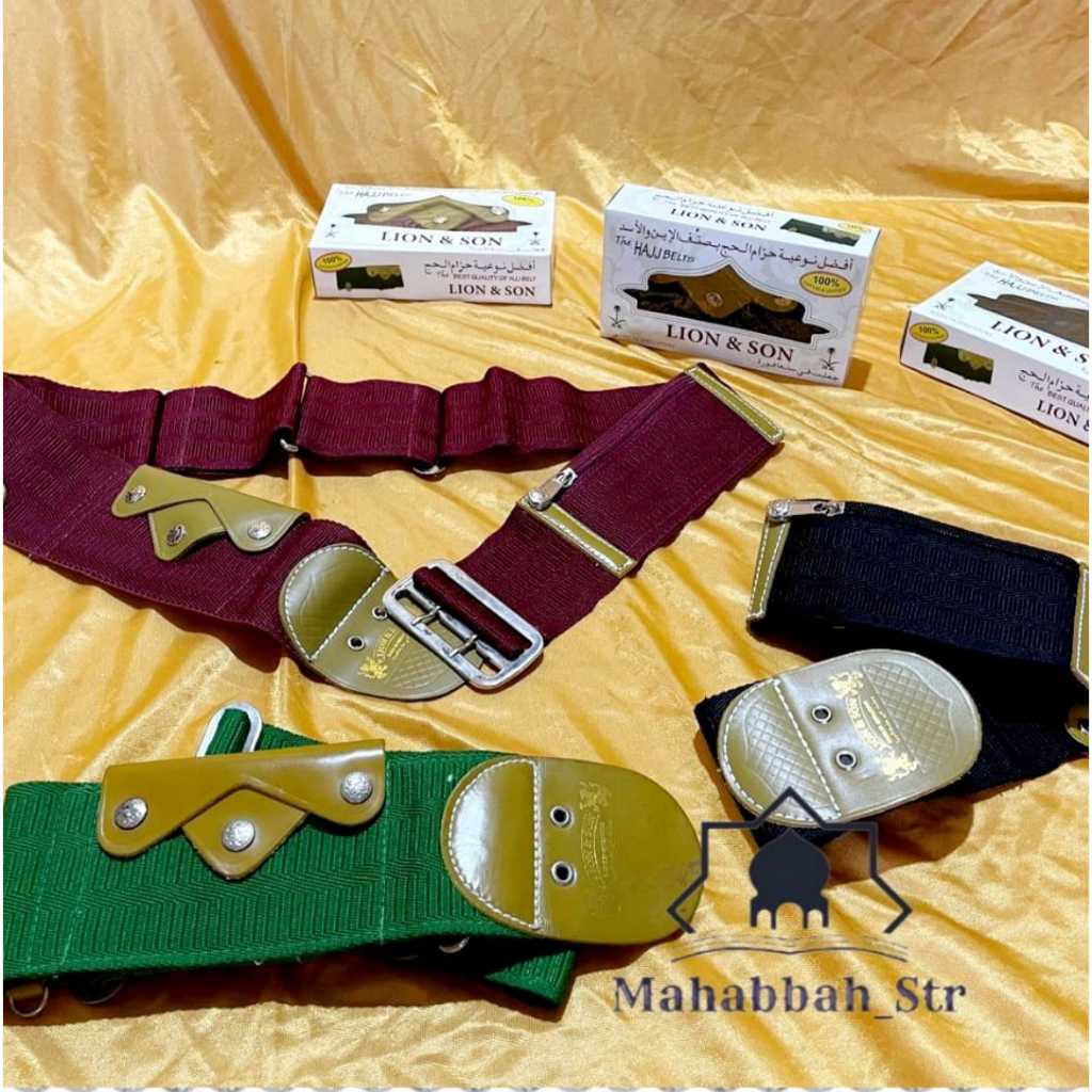 Jual Sabuk Haji Sabuk Betawi Sabuk Kulit Merek Lion Bukan Ampel Mansur ...