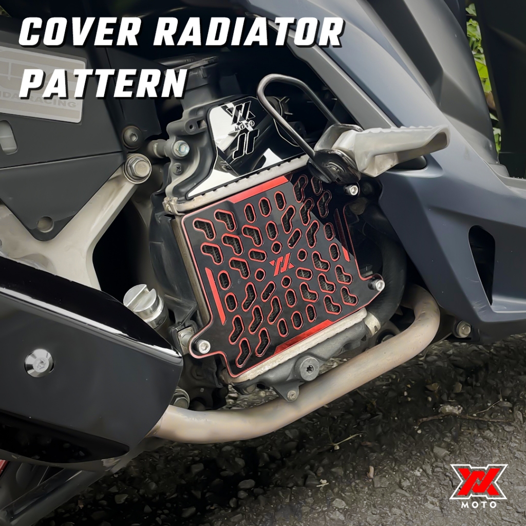 Jual Cover Radiator Black Series Pattern Vario Nmax Aerox Lexi Stylo ...