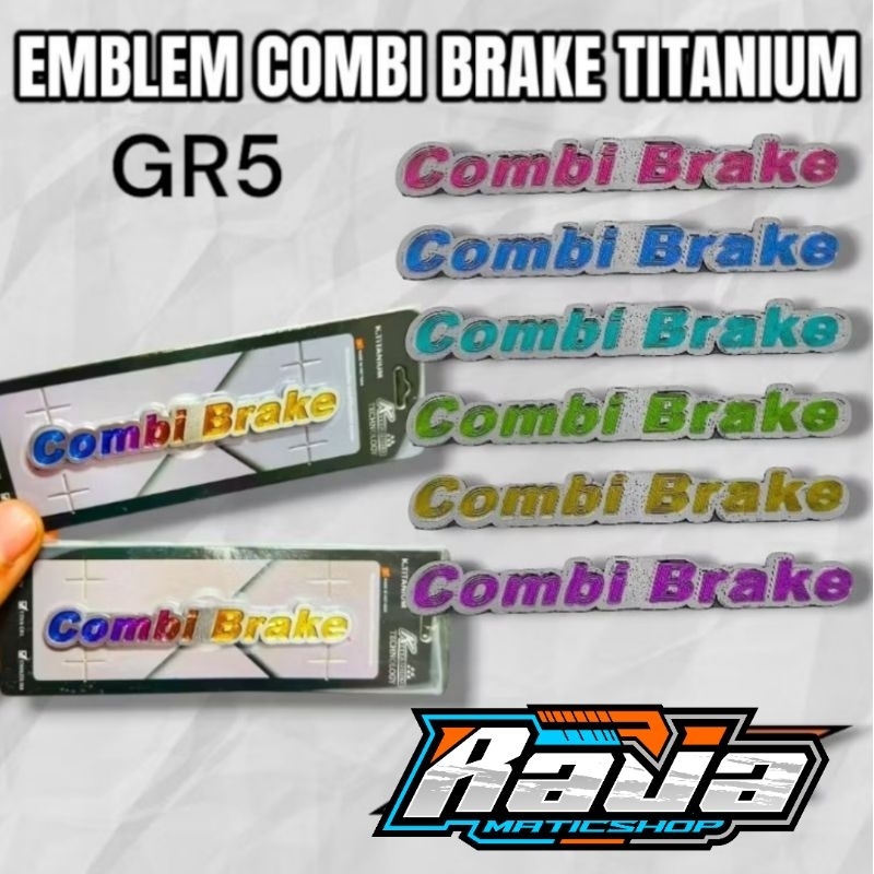 Jual Emblem logo combi brake emblem logo body spakbor combi brake ...