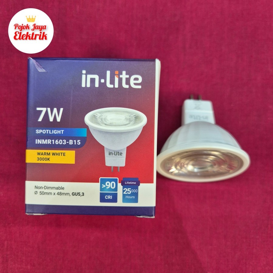 Jual INMR1603-B15 Lampu Sorot Spotlight Halogen LED 7W 220V Fokus 15 ...