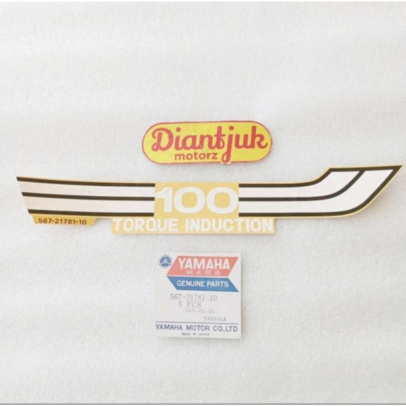 Jual Decal Stiping Sticker Stiker Cover Tutup Aki Accu Yamaha RS100 LS3 ...