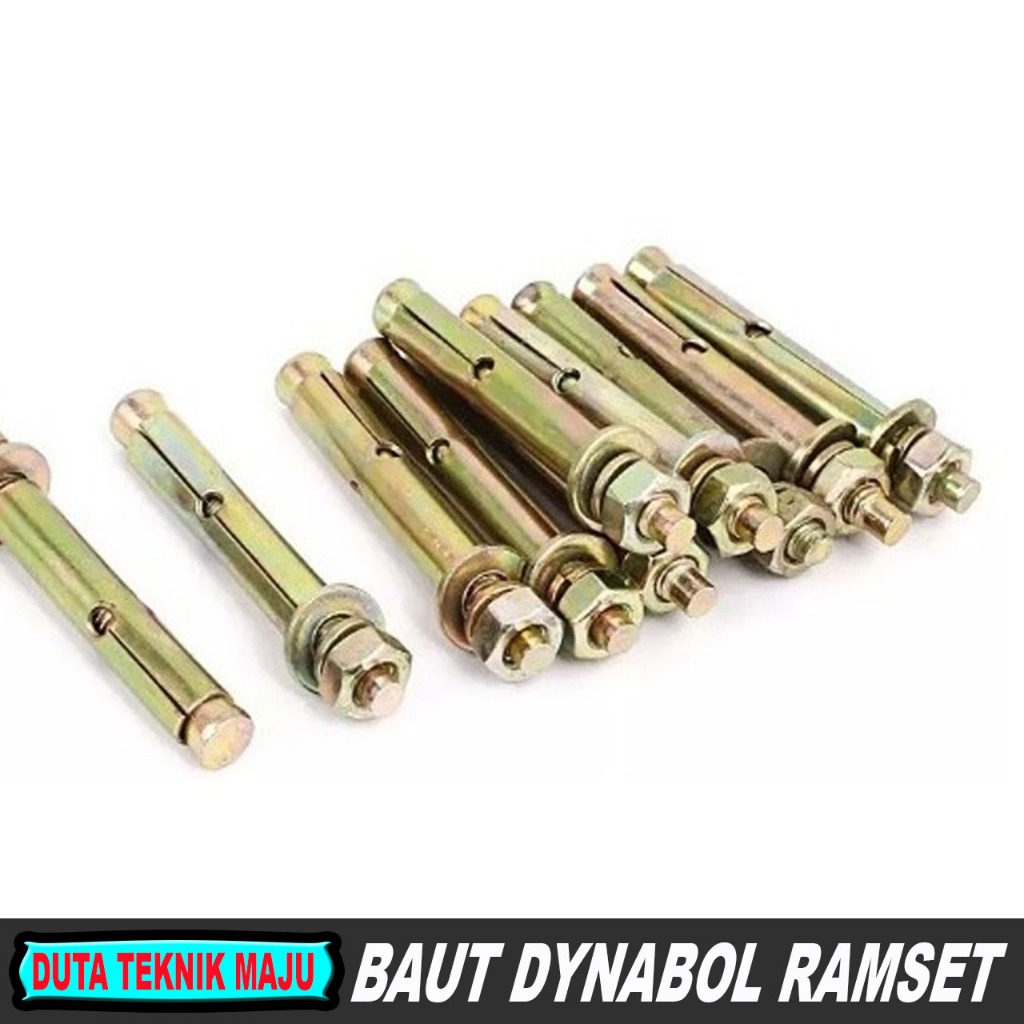 Jual Baut Ramset Dynabolt 8 x 65 mm / Baut Tembok Beton Tanam Dinabolt ...