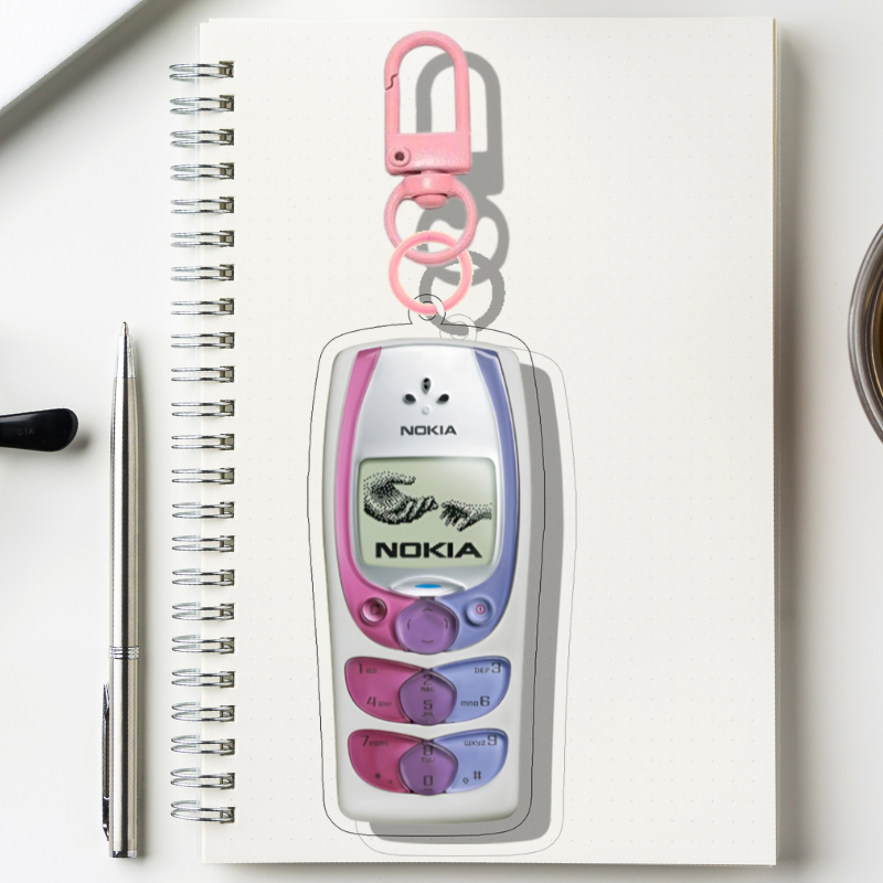Jual Nokia Vintage Keychain | Gantungan Kunci Nokia Vintage UV Printed ...