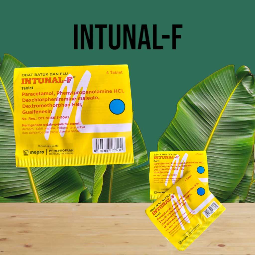 Jual INTUNAL F Isi 4 Tablet - Obat Batuk Pilek | Shopee Indonesia