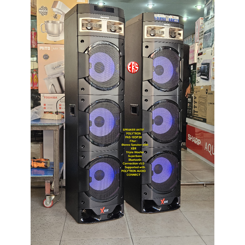 Jual POLYTRON ACTIVE SPEAKER 3 WOOFER 10