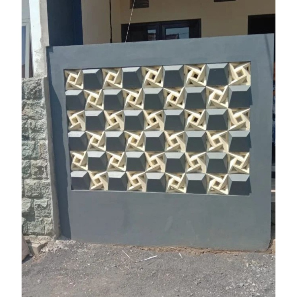 Jual Roster Beton Motif Kincir Minimalis Modern ART ROSTER | Shopee ...