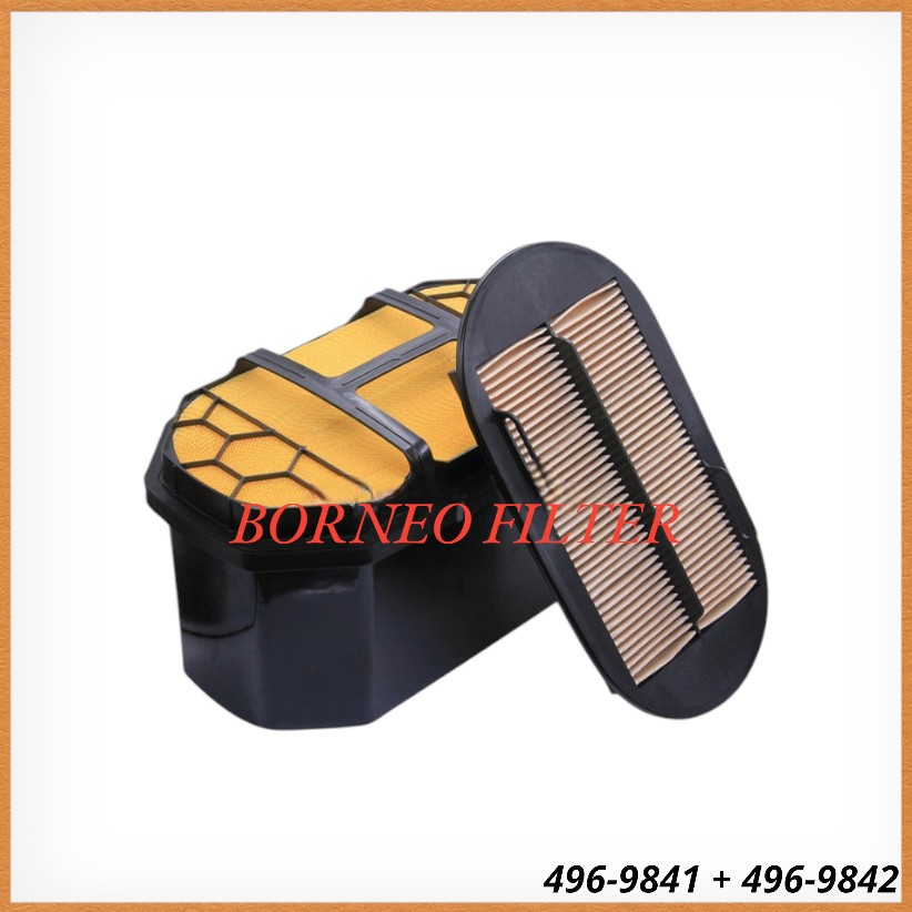 Jual 496-9841 + 496-9842 CH Set Outer + Inner Air Filter Udara 4969841 ...