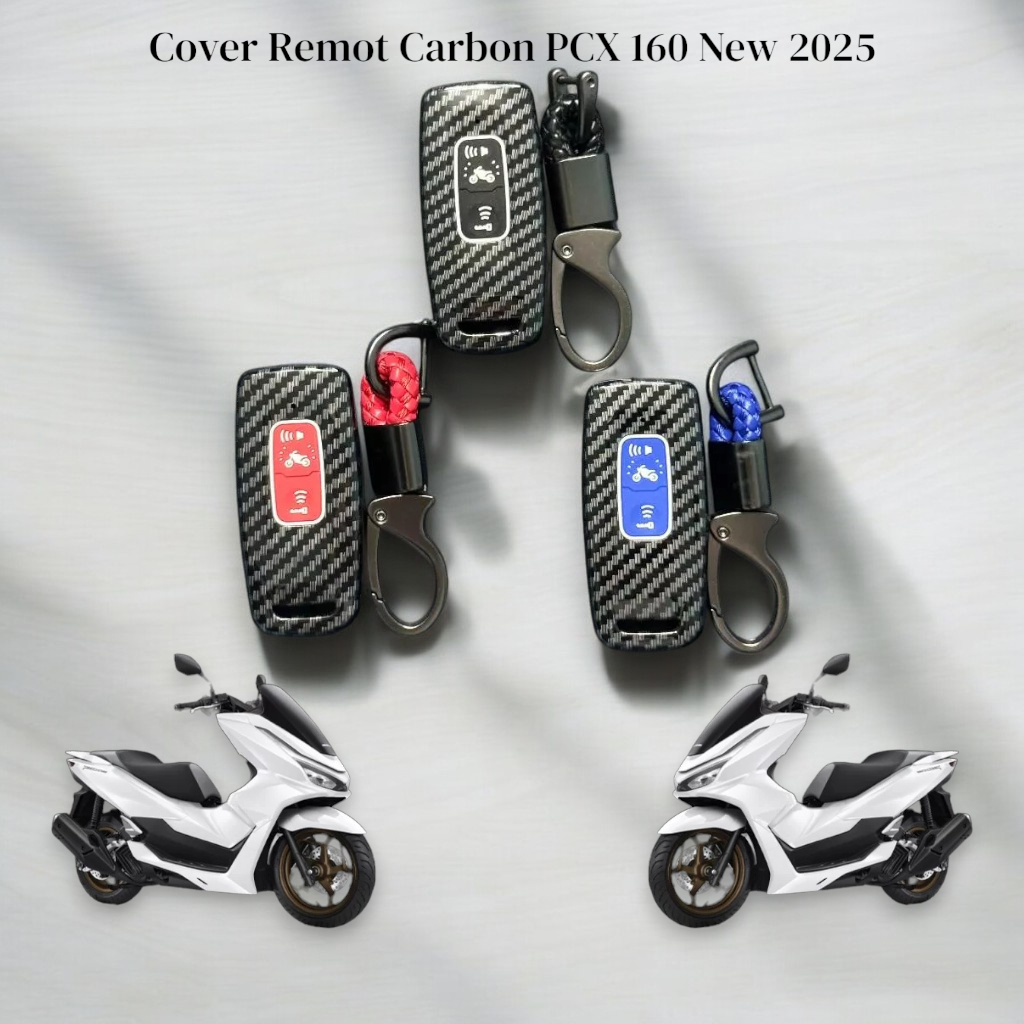 Jual Cover Remot Carbon PCX/ADV/Stylo/Vario 160/125/Scoopy/Beat Deluxe ...