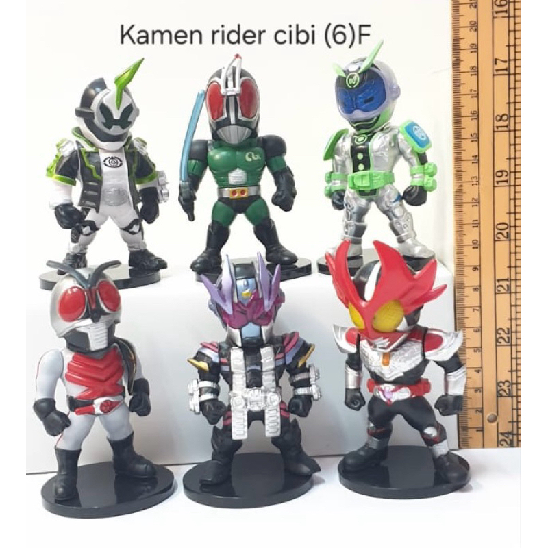 Jual action figure kamen rider chibi set kode f isi 6 | Shopee Indonesia