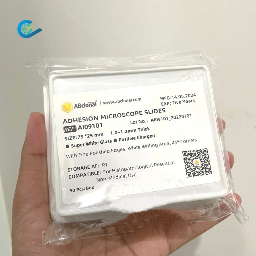 Jual ABClonal Adhesion microscope slides for IHC Immunohistochemistry ...