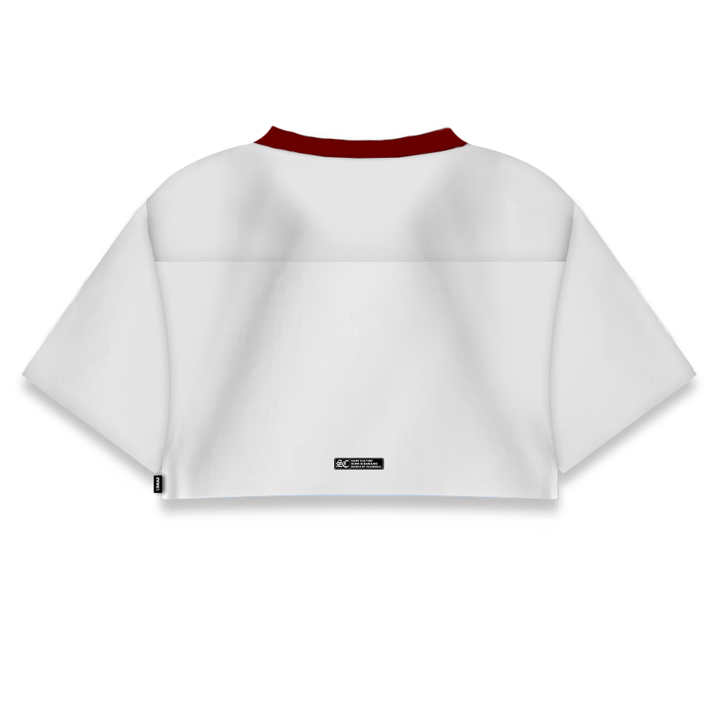 Jual Saint Culture / Texas Red Crop Tee 17 / Crop Top Jersey Vintage ...