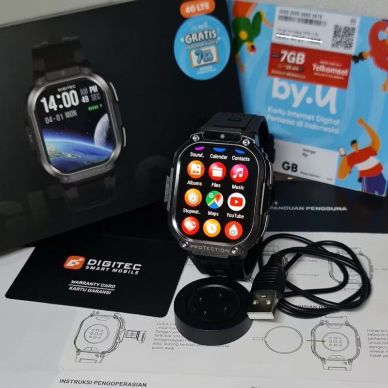 Jual DIGITEC SMART MOBILE S1 LAYAR AMOLED SIM CARD CAMERA 4G LTS GPS ...