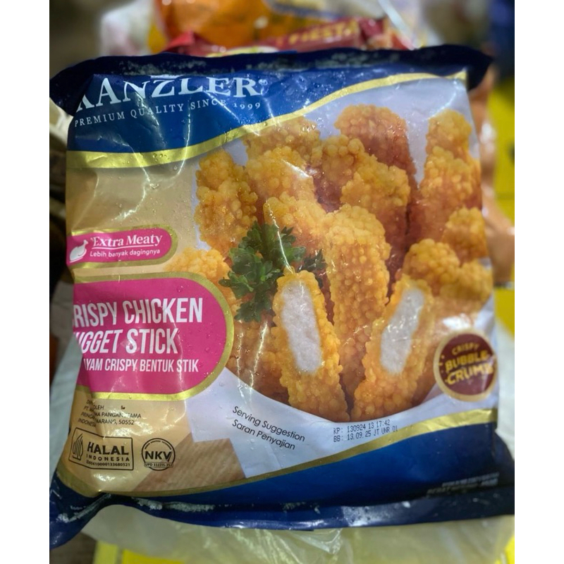 Jual NUGET KANZLER EXTRA MEATY (Chrispy Chicken Nuget stick) | Shopee ...