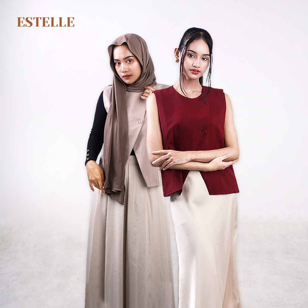 Jual Nona Vest - Rompi Wanita Korean Style, Outer untuk Gaya Kasual ...