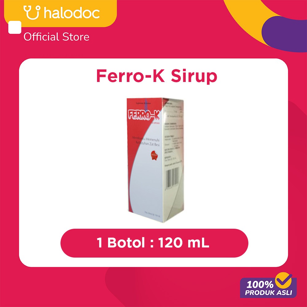 Jual Ferro-K Sirup 120 ml | Shopee Indonesia