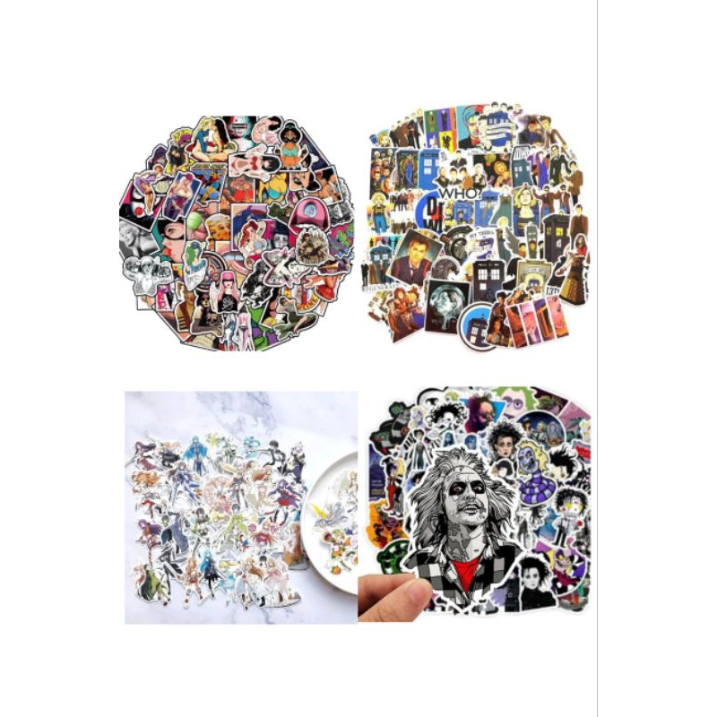 Jual stiker pack mix model set of 50 | Shopee Indonesia