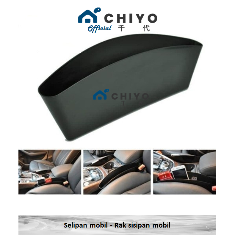 CHIYO Living - Rak Mobil Selipan / Car Seat Gap Storage Organizer Samping Jok Sekat